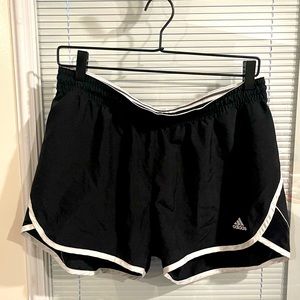 Adidas running shorts - Size M with drawstring